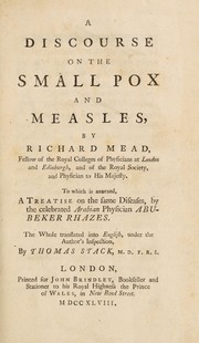 Cover of: A discourse on the small pox and measles