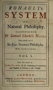 Rohault's System of natural philosophy by Jacques Rohault