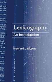 Cover of: Lexicography