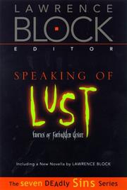 Cover of: Speaking of Lust: Stories of Forbidden Desire (Seven Deadly Sins Series)
