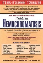 Cover of: The Iron Disorders Institute Guide to Hemochromatosis (Iron Disorders Institute)