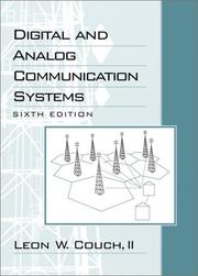 Cover of: Digital and Analog Communication Systems (6th Edition) by Leon W. Couch