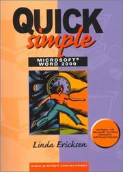 Cover of: Quick simple Microsoft Word 2000