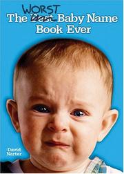 Cover of: The Worst Baby Name Book Ever by David Narter