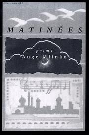 Cover of: Matinées