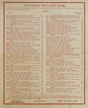 Cover of: Wholesale trade list 1933-34, dahlias | E.L. Kunzman (Firm)