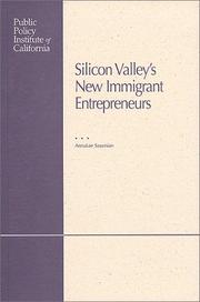 Cover of: Silicon Valley's New Immigrant Entrepreneurs by Annalee Saxenian