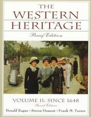 Cover of: Western Heritage, The: Brief Edition, Vol. II Since 1648, Chaps. 13-31