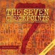 Cover of: The Seven Checkpoints by Andy Stanley, Stuart Hall