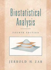 Cover of: Biostatistical analysis | Jerrold H. Zar