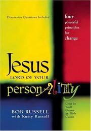 Cover of: Jesus Lord of Your Personality: Four Powerful Principles for Change