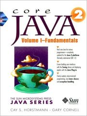 Cover of: Core Java 2  by Cay S. Horstmann, Gary Cornell