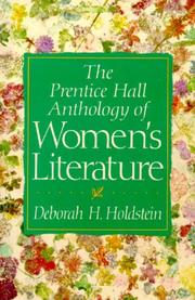 Cover of: Prentice Hall Anthology of Women's Literature, The by Deborah H. Holdstein, Deborah H. Holdstein