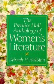 Cover of: The Prentice Hall anthology of women's literature