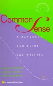 Cover of: Common Sense Handbook, The by Lennis Polnac, Lyman Grant, Tom Cameron