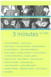 Cover of: Three minutes or less: life lessons from America's greatest writers.
