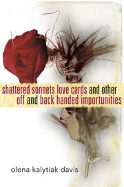 Cover of: Shattered sonnets, love cards, and other off and back handed importunities