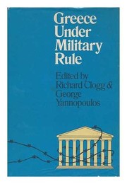 Cover of: Greece under military rule.
