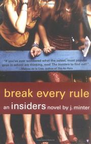 Cover of: Break every rule | J. Minter