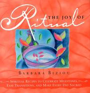 Cover of: THE JOY OF RITUAL