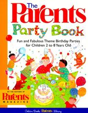 Cover of: The Parents' Party Book: For Children of All Ages (Golden Books Parents Library)