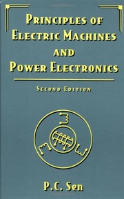 Cover of: Principles of electric machines and power electronics