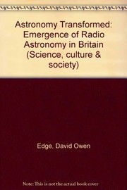 Cover of: Astronomy transformed | David O. Edge