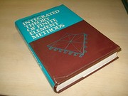 Cover of: Integrated theory of finite element methods. | Robinson, John