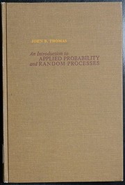 Cover of: An introduction to applied probability and random processes | John Bowman Thomas