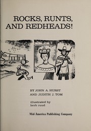 Cover of: Rocks, runts, and redheads! | John A. Hurst
