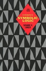 Cover of: An introduction to symbolic logic