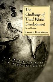 Cover of: The Challenge of Third World Development (2nd Edition) by Howard Handelman, Howard Handelman