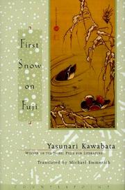Cover of: First Snow on Fuji by 川端康成