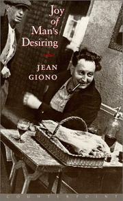 Cover of: Joy of man's desiring by Jean Giono
