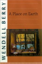 Cover of: A Place on Earth by Wendell Berry