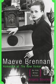 Cover of: Maeve Brennan by Angela Bourke