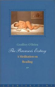 Cover of: Browser's Ecstasy by Geoffrey O'Brien