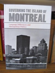 Cover of: Governing the Island of Montreal | Andrew Sancton
