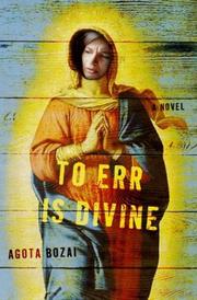 Cover of: To Err Is Divine: A Novel