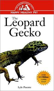 Cover of: The Leopard Gecko by Lyle Puente