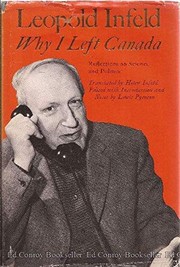 Cover of: Why I left Canada | Leopold Infeld