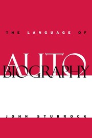 Cover of: The Language of Autobiography: Studies in the First Person Singular