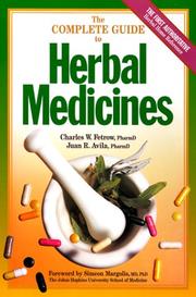 Cover of: The Complete Guide to Herbal Medicines