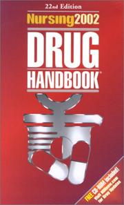 Cover of: Nursing 2002 Drug Handbook (Book with Mini CD-ROM for Windows & Macintosh) by Springhouse