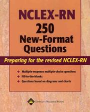 Cover of: NCLEX-RN 250 New-Format Questions by Springhouse
