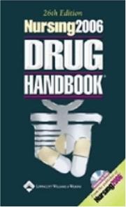 Cover of: Nursing 2006 Drug Handbook (Nursing Drug Handbook) [26th Edition] by Springhouse