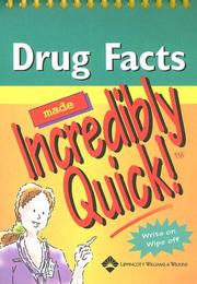 Cover of: Drug Facts Made Incredibly Quick!