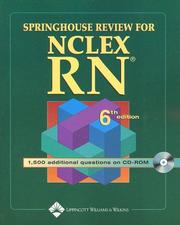 Cover of: Springhouse review for NCLEX-RN.