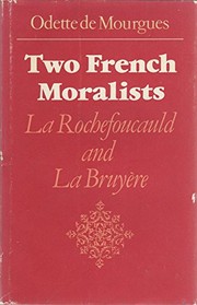 Cover of: Two French moralists by Odette de Mourgues