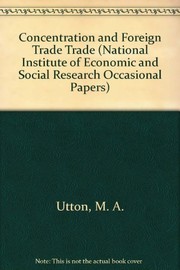 Cover of: Concentration and foreign trade